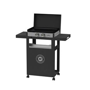 PLANCHA FRANCAISE gas 250 Duo Edition (Deksel+ Trolley)