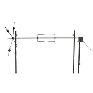 Mechoui draaispit met vork B 170 cm