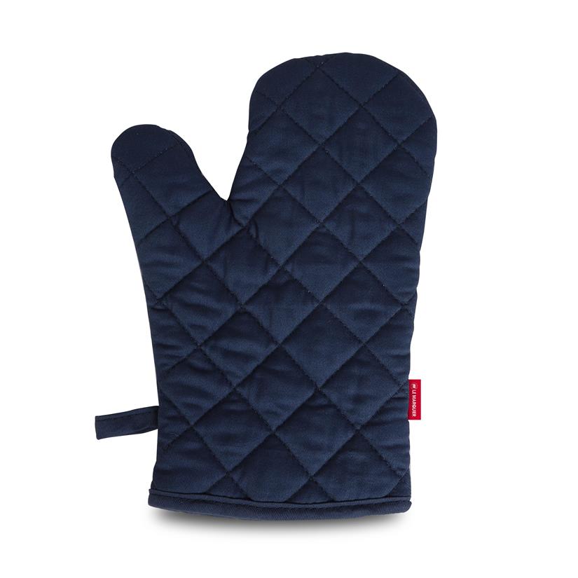 Hittebestendige BBQ handschoen in marineblauw