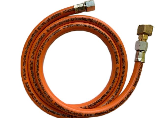 Rubber Gas Hose Guaranteed for 10 years - 1.5 Meters