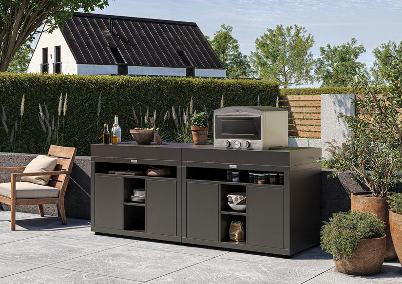 XL KEUKENMEUBEL, 110 X 70 CM ZWART