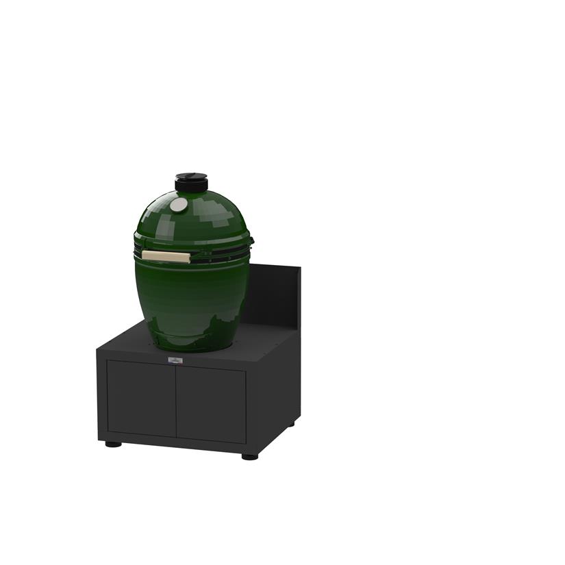 KAMADO-MEUBEL 80 X 70 CM ZWART