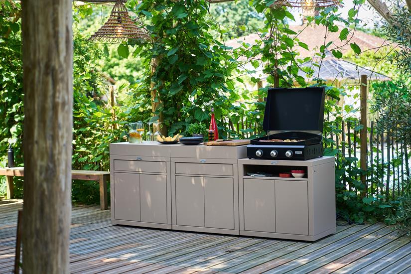 Plancha AMALIA PRO Gas 360 Zwart