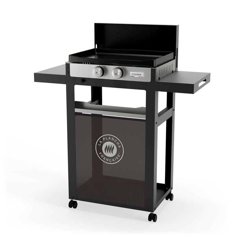 PLANCHA FRANCAISE gas 250 Duo Edition (Deksel+ Trolley)