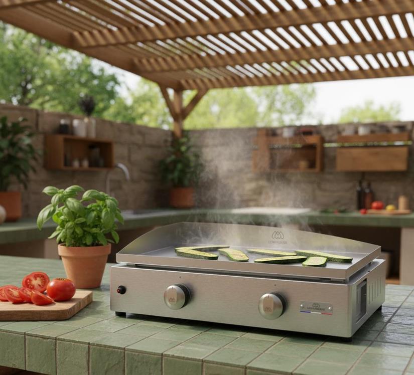 PLANCHA LUMA GAZ 260 INOX