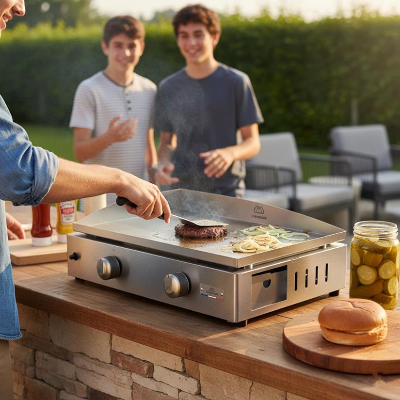 PLANCHA LUMA GAZ 260 INOX