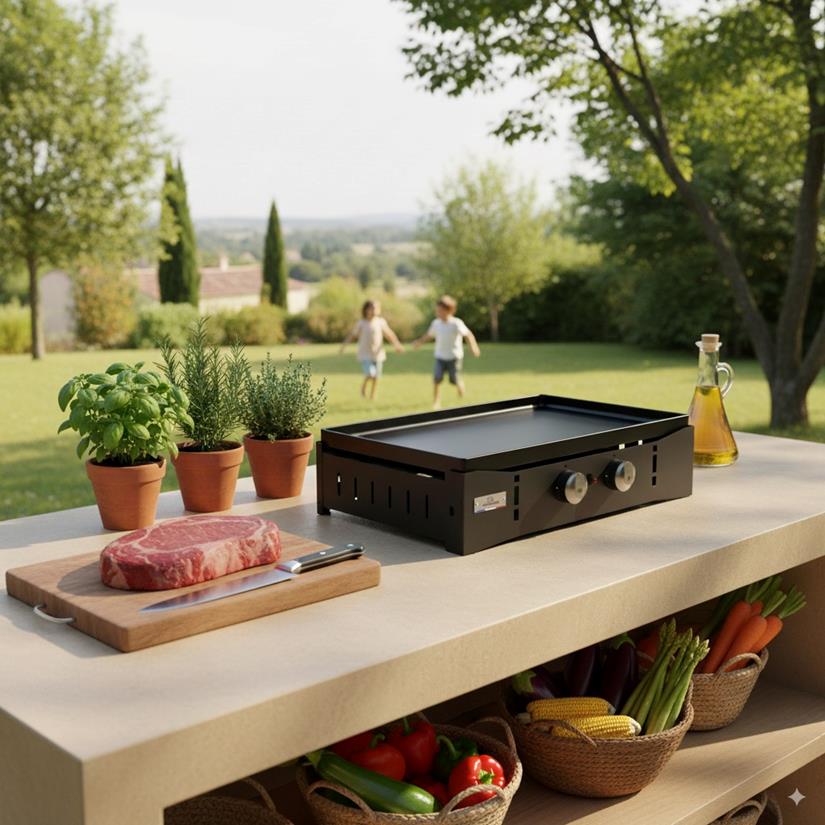 PLANCHA ORA GAZ 260 NOIRE