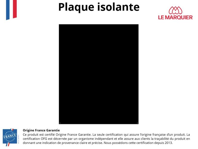 Vloerplaat Vierkant Zwart L75 H75