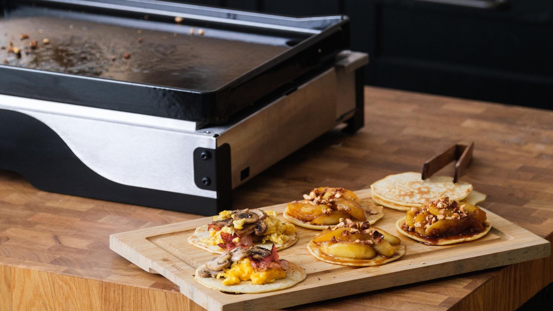 Aansluiten, koken, genieten.